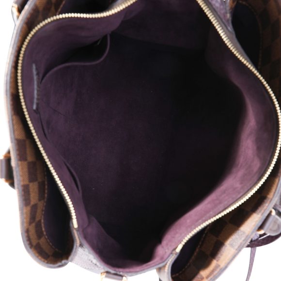 Louis Vuitton Damier Ebene & Purple Python Normandy Bag - Picture 8 of 8